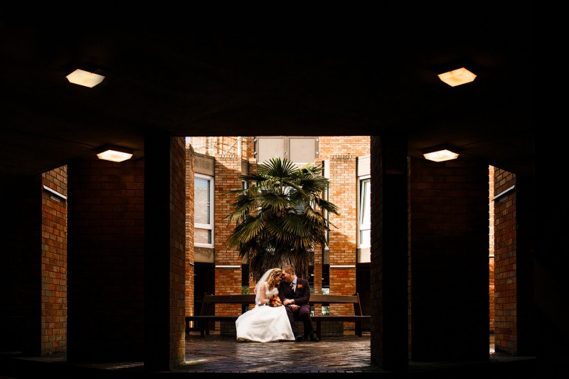 couple sitting together looking at each tother lovingly