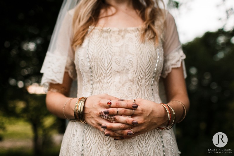 Beautiful boho wedding dress 